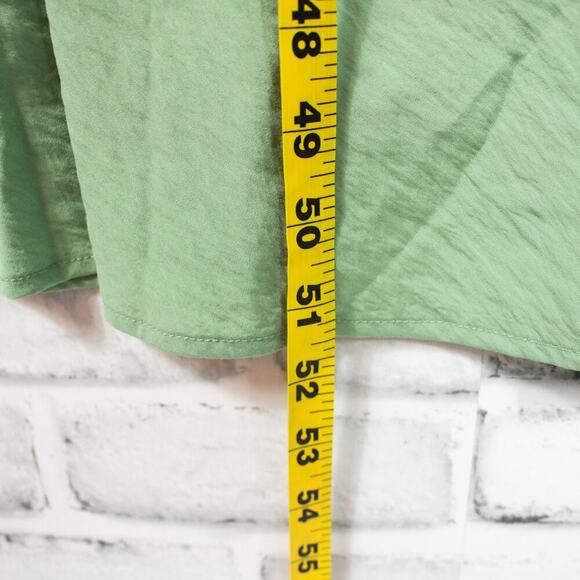 Madewell Green Cami Sleeveless Sweetheart A Line Slip Midi Dress Women Size 8 - Picture 8 of 11